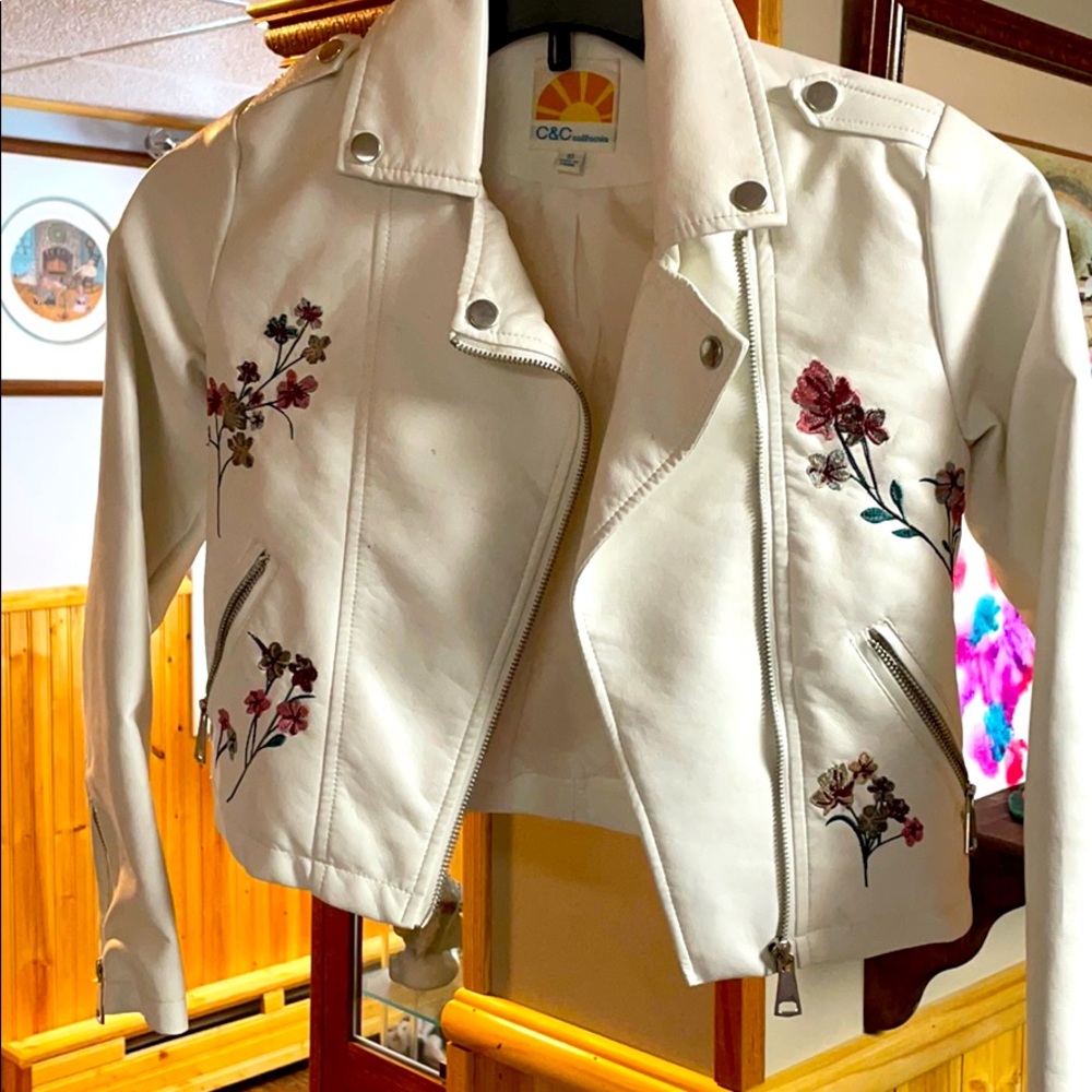 Girls Faux Leather jacket